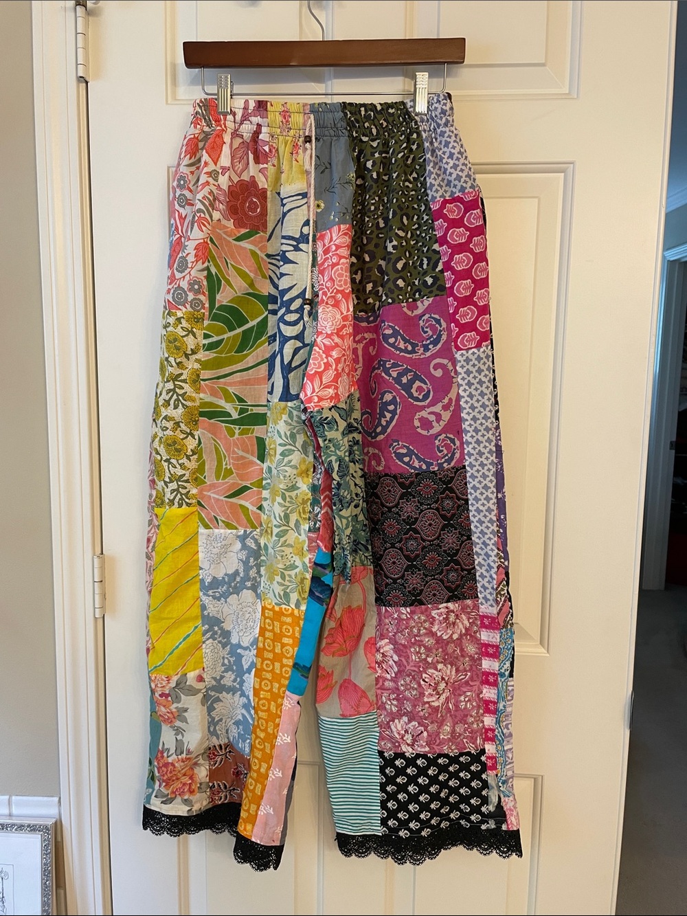 Kathmandu imports patchwork pants
